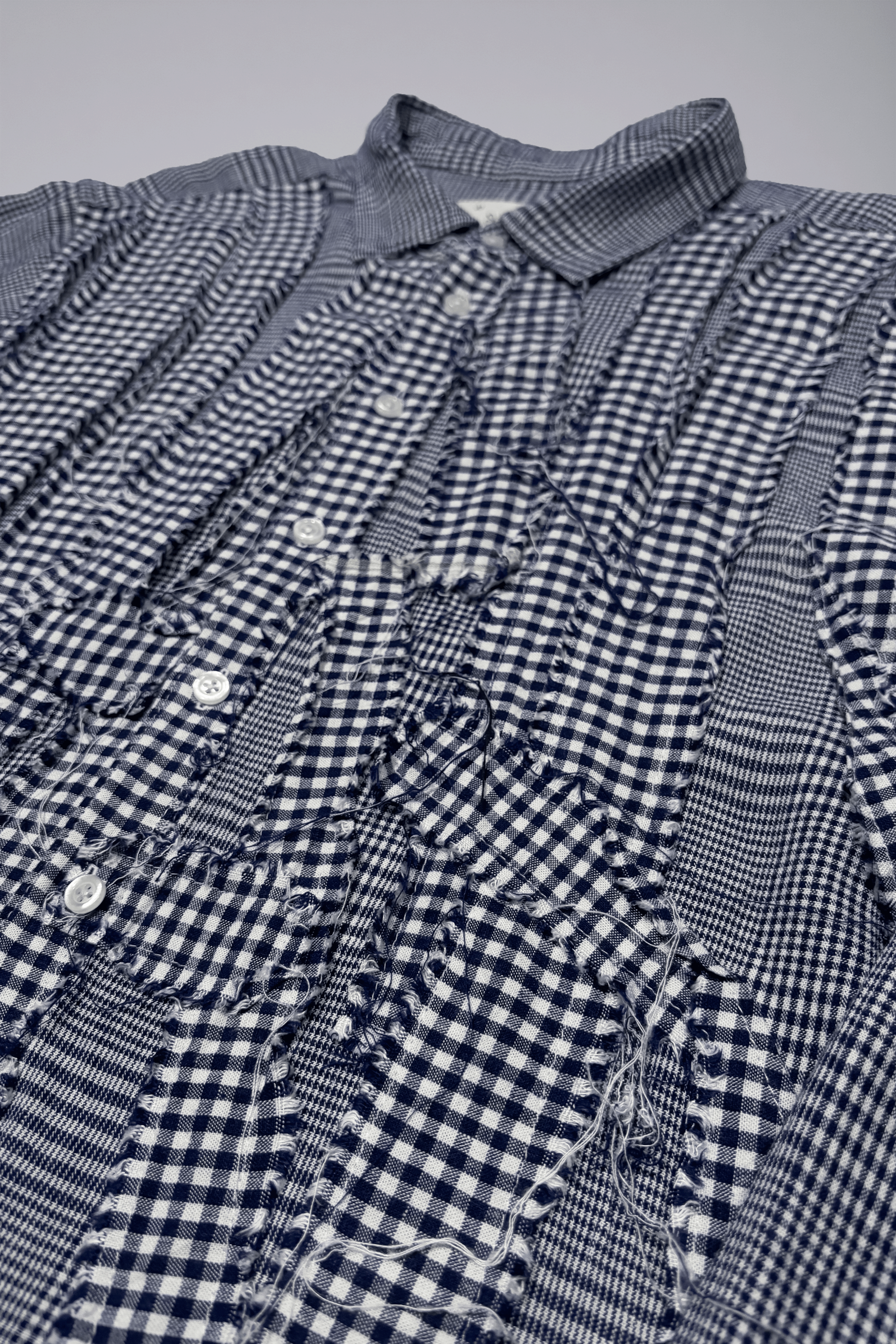 Chemise.Patch Vichy